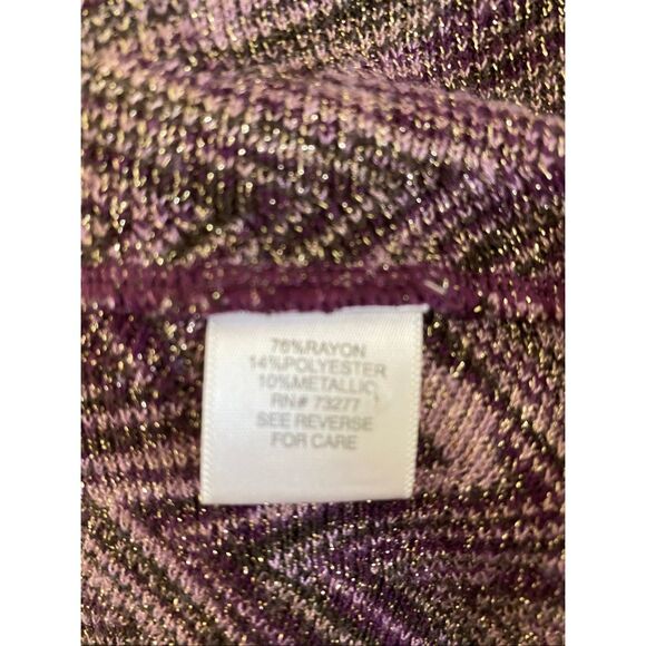 Apt. 9 shimmery open drape cardigan size L - Picture 7 of 9